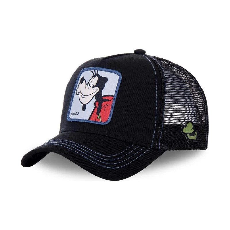 Queue Caps Capslab Disney Goofy Cap - Black - قبعة